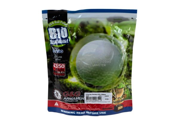 0.23g Bio Precision BBs 4350rds White 0.23g Bio Precision BBs 4350rds White
