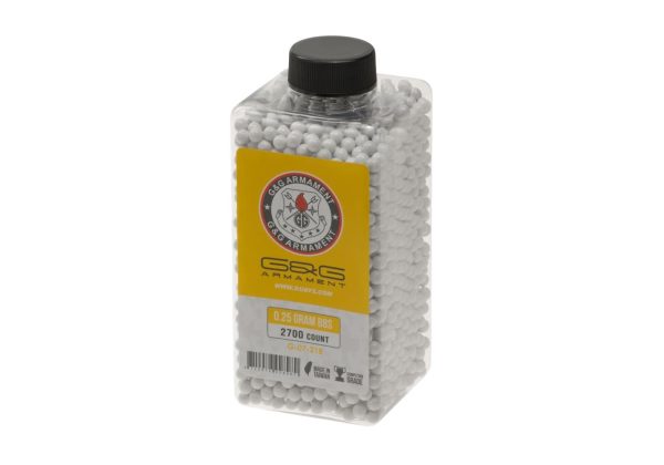 0.25g Perfect BBs 2700rds White