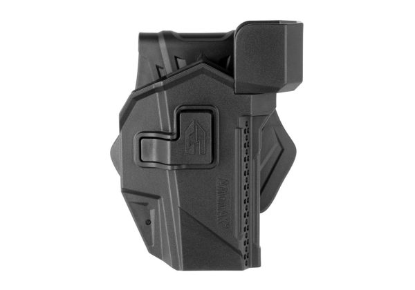 Amomax Paddle Holster for Glock 17/19 and CZ P10C with Red Dot Sight Black