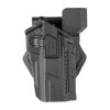 Amomax Paddle Holster for WE / KJW / TM Hi-Capa - Red Dot Compatible Black