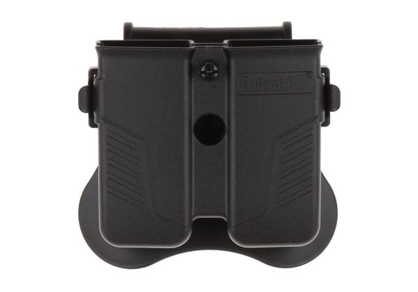Amomax Universal Double Magazine Pouch Black Amomax Universal Double Magazine Pouch Black