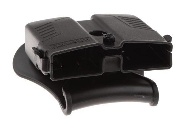 Amomax Universal Double Magazine Pouch Black Amomax Universal Double Magazine Pouch Black