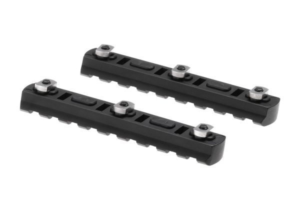 Ares 4 Inch M-LOK Rail 2-Pack Black