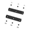 Ares 4 Inch M-LOK Rail 2-Pack Black