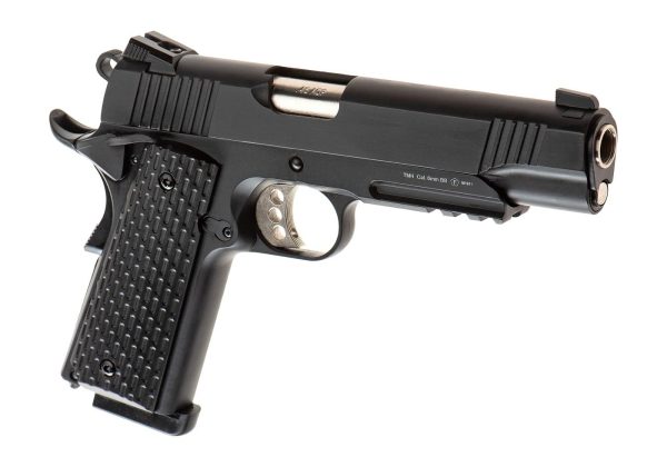 Army Armament M1911 Tactical Full Metal GBB Black