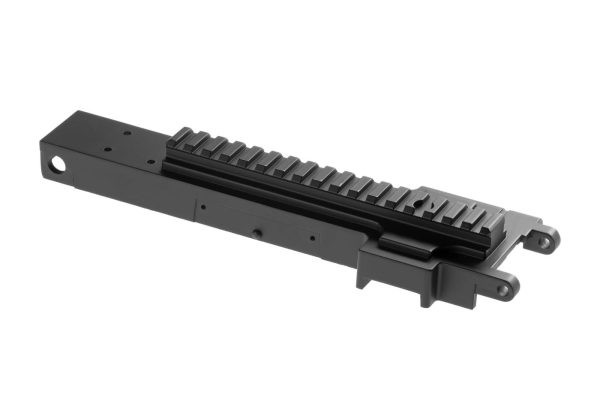 Classic Army M249 Metal Feed Cover with Rail Black