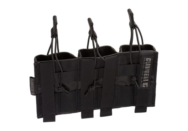 Clawgear 5.56mm Open Triple Mag Pouch Core Black Clawgear 5.56mm Open Triple Mag Pouch Core Black
