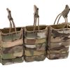 Clawgear 5.56mm Open Triple Mag Pouch Core Multicam