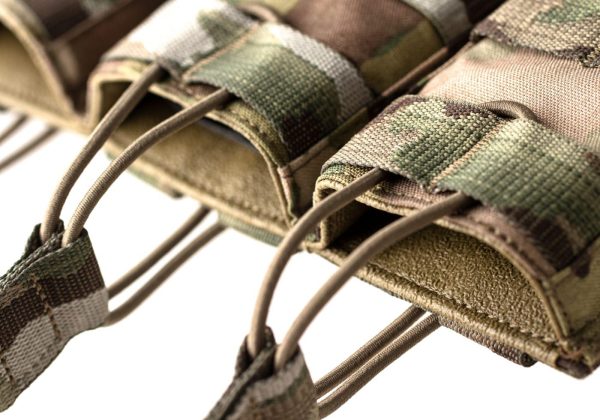 Clawgear 5.56mm Open Triple Mag Pouch Core Multicam