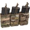 Clawgear 5.56mm Open Triple Mag Pouch Core Multicam