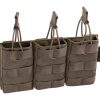 Clawgear 5.56mm Open Triple Mag Pouch Core RAL7013 Clawgear 5.56mm Open Triple Mag Pouch Core RAL7013