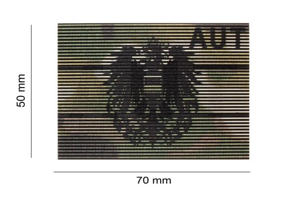 Clawgear Dual IR Patch Austria Multicam