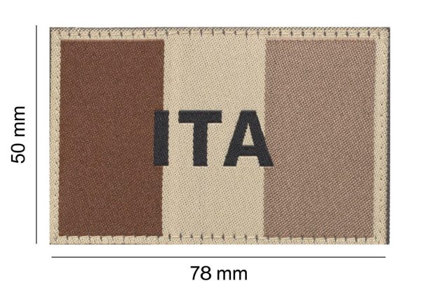 Clawgear Italy Flag Patch Desert