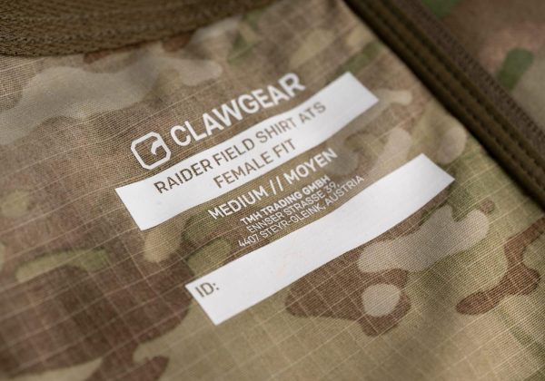 Clawgear Raider Field Shirt ATS Female Fit Multicam XS Clawgear Raider Field Shirt ATS Female Fit Multicam XS