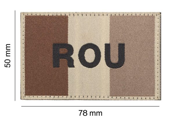 Clawgear Romania Flag Patch Desert Clawgear Romania Flag Patch Desert