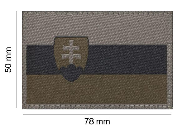 Clawgear Slovakia Flag Patch RAL7013 Clawgear Slovakia Flag Patch RAL7013