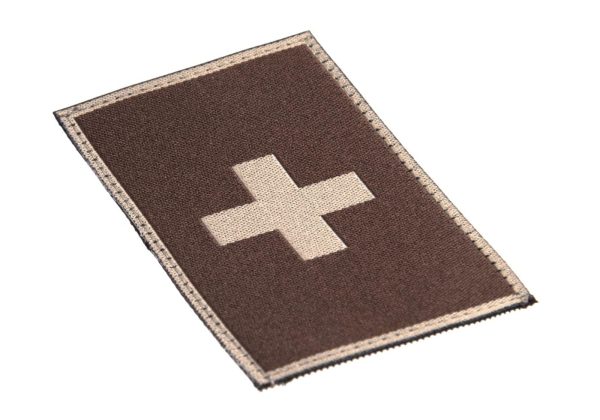 Clawgear Switzerland Flag Patch Desert