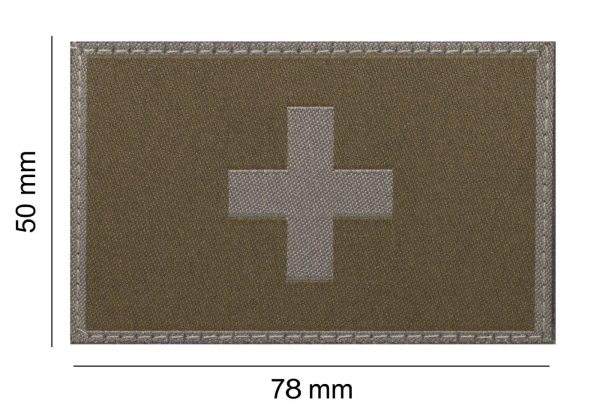 Clawgear Switzerland Flag Patch RAL7013