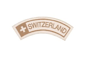 Clawgear Switzerland Small Tab Patch Desert