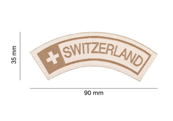 Clawgear Switzerland Small Tab Patch Desert