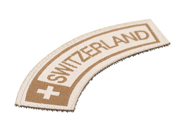 Clawgear Switzerland Small Tab Patch Desert