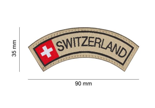 Clawgear Switzerland Small Tab Patch Multicolor