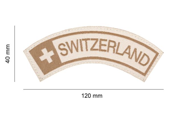 Clawgear Switzerland Tab Patch Desert