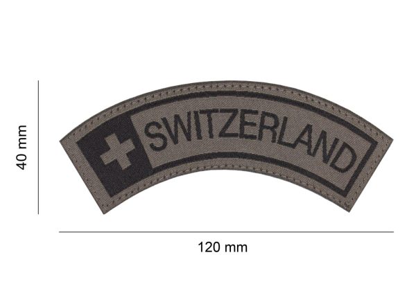Clawgear Switzerland Tab Patch RAL7013 Clawgear Switzerland Tab Patch RAL7013
