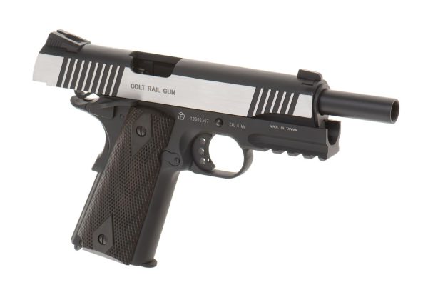 Colt 1911 Rail Co2 Dual Tone