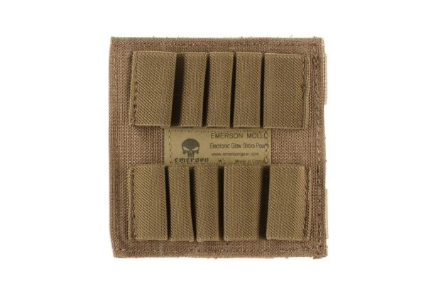 Emerson Light Stick Holder MOLLE Coyote