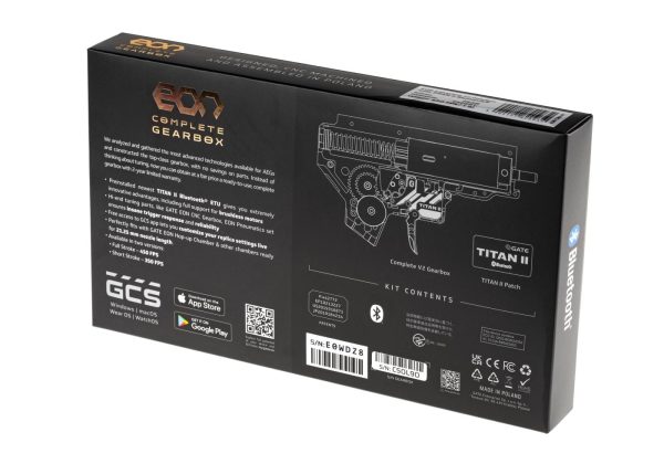 Gate EON Complete V2 Gearbox with Titan II Bluetooth 450FPS/1.9J