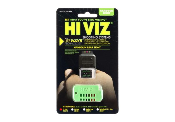 HIVIZ LiteWave Rear Sight for CZ 75/P01 HIVIZ LiteWave Rear Sight for CZ 75/P01