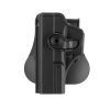 IMI Defense Roto Paddle Holster for Glock 17 Left Side Black