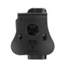 IMI Defense Roto Paddle Holster for Glock 17 Left Side Black