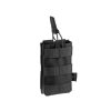 Invader Gear 5.56 Single Direct Action Mag Pouch Black Invader Gear 5.56 Single Direct Action Mag Pouch Black