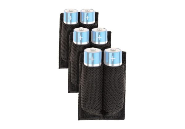 Invader Gear Battery Strap AA 3-pack Black