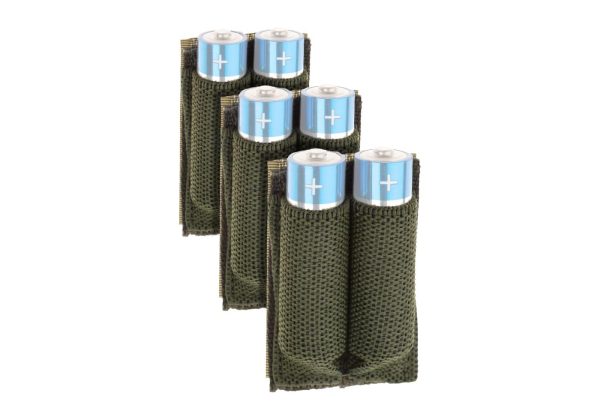 Invader Gear Battery Strap AA 3-pack OD Invader Gear Battery Strap AA 3-pack OD