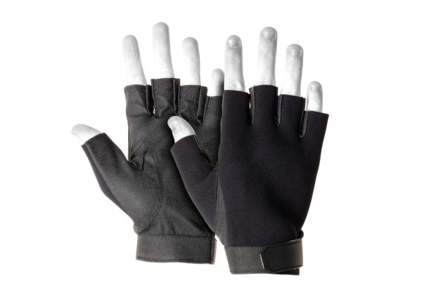 Invader Gear Half Finger Shooting Gloves Black L