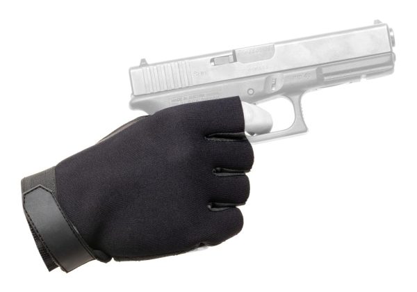 Invader Gear Half Finger Shooting Gloves Black L