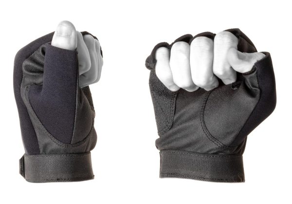 Invader Gear Half Finger Shooting Gloves Black XL Invader Gear Half Finger Shooting Gloves Black XL