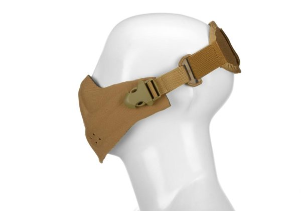 Invader Gear Lightweight Half Face Mask Tan Invader Gear Lightweight Half Face Mask Tan