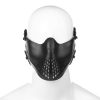 Invader Gear Mk.II Lightweight Half Face Mask Black