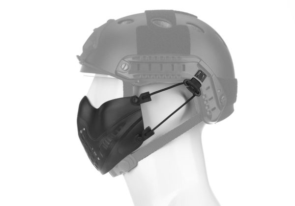 Invader Gear Mk.II Lightweight Half Face Mask Black