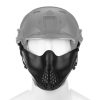 Invader Gear Mk.II Lightweight Half Face Mask Black