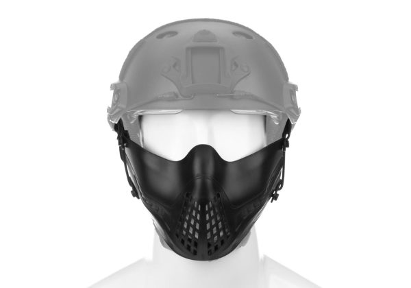 Invader Gear Mk.II Lightweight Half Face Mask Black
