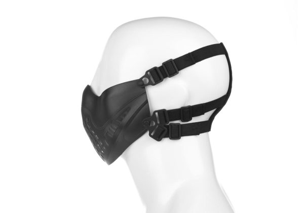 Invader Gear Mk.II Lightweight Half Face Mask Black