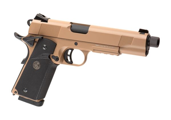 KJ Works M1911 MEU TBC Full Metal Co2 Tan
