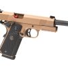 KJ Works M1911 MEU TBC Full Metal Co2 Tan