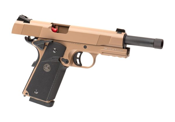 KJ Works M1911 MEU TBC Full Metal Co2 Tan