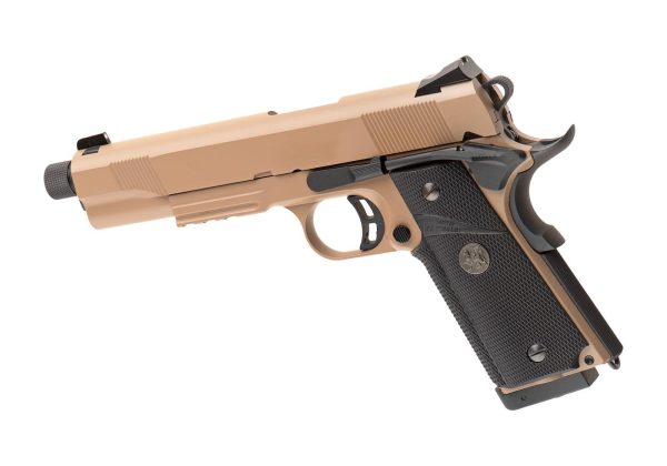 KJ Works M1911 MEU TBC Full Metal Co2 Tan
